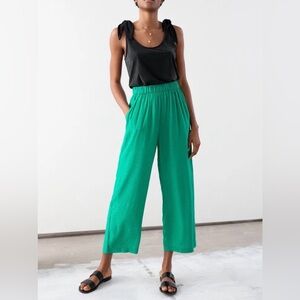 ✨ & Other Stories (Paris Atelier) Jacquard Dot Print Trousers 
 - Size: 2 ✨